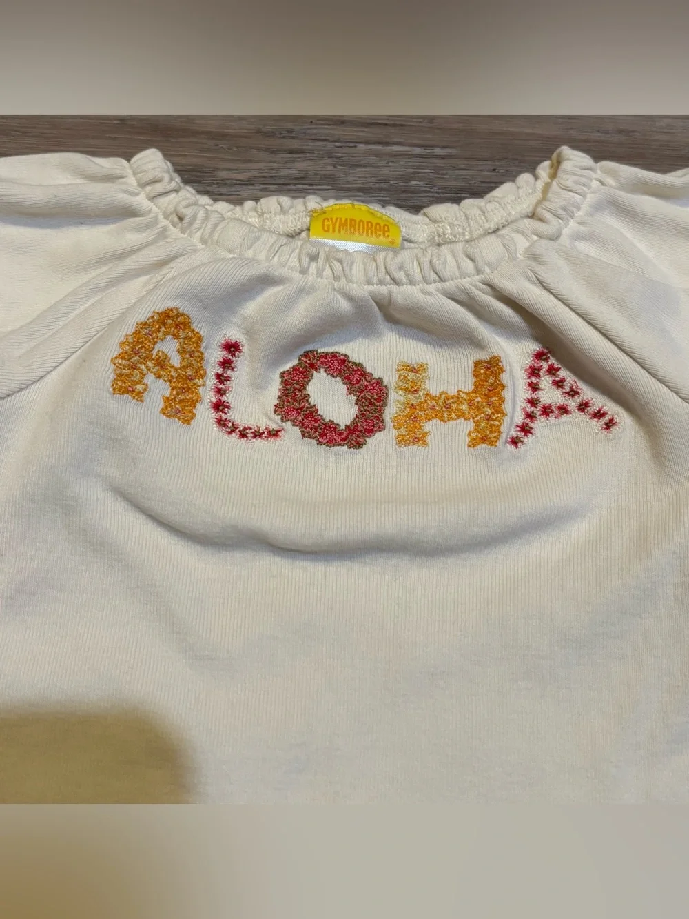 Vintage Y2K Gymboree Aloha Hawaiian 2 pc matching outfit set infant 3/6 months